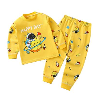 China Wholesale Fashion Breathable Kids Long Sleeve Pajamas Suit Girls Boys Sets Children's Sleepwear for sale