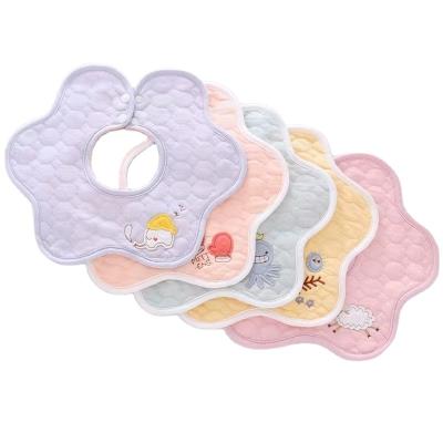 China Washable Newborn Baby Bibs Waterproof Baby Burp Cloths Muslin for Boys Girls Baby for sale