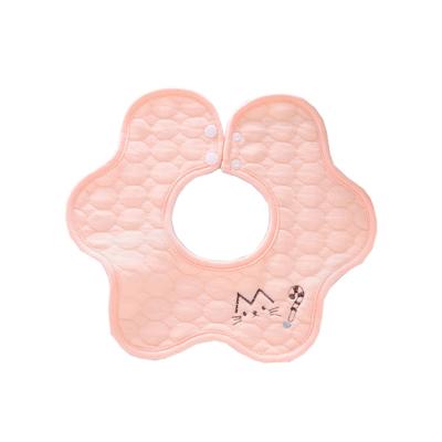 China Washable Baby Bibs Factory Price 100% Cotton Baby Bibs For Unisex Boys Girls for sale