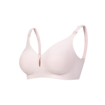 China 2023 Antibacterial Free BreastfeedinFor Comfortable Caring Pregnant Women Underwear Large Size Postpartum Wire Bra for sale