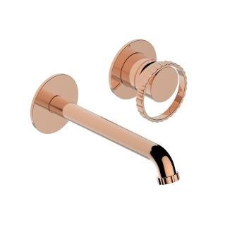 China Neoperl Air Power Brass Basin Faucet Brushed Brass Basin Tap Pop Up Waste Set Available for sale