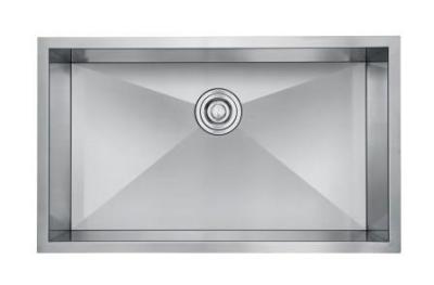 China Polish Finishe Commercial Kitchen Sink Shape Arc  Stainless Steel Utility Sink 250mm for sale