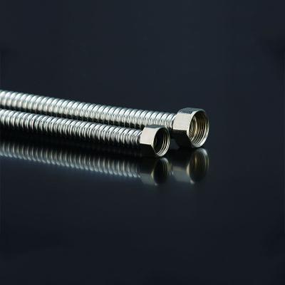 China Brass Flexible Hoses 10Bar 150PSI Flexible Corrugated Pipe Brushed Finishing for sale