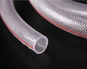 China Non Torsion Clear Flexible Reinforced Hose Water PVC Braided Hose For Garden Car Washing for sale