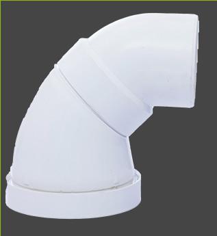 China WC Pan Cistern Pipe 45 Degree Toilet Pan Connector 4in Flexible Toilet Waste Connector for sale