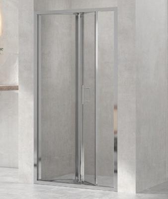 China 900mm Crystal Clear Shower Cubicles Folding Slide Door 900 X 900 Shower Enclosure for sale