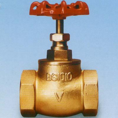 China 1/2 In - 2 In Brass Gate Valves Vertical Copper Alloy Valves Wheel Handle for sale