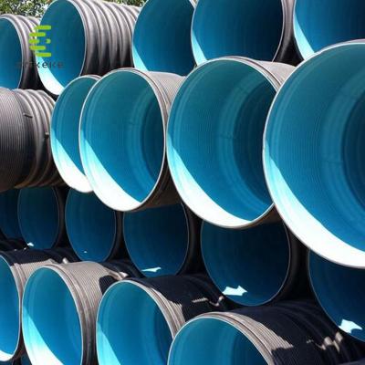 China Standard Perforated PE GB HDPE 100mm Corrugated Pipe for sale