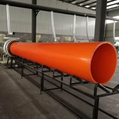 China Orange Color Marine PE Wear 10 Inch High Anti-impact UHMWPE Tube China Manufacturer for sale