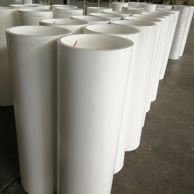 China PE Long Lifespan High Wear Resistance White Color UHMWPE Pipe China Factory for sale