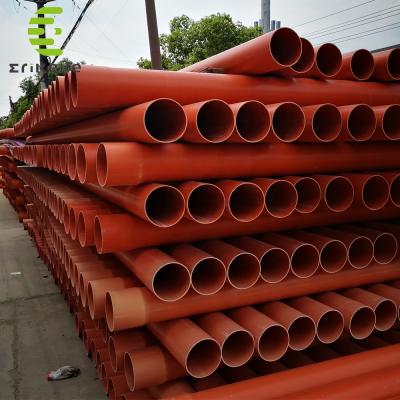 China Cable Protection Color High Quality Cable Bell End Standard PVC Pipe for sale