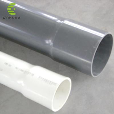 China Hot Sale PVC Pipe End Bell Color SCH40 Cable Protection Orange White Gray Color for sale