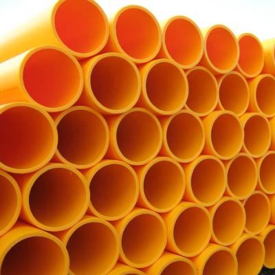 China Customized Cable Protection Cable Protection PVC Pipe China Manufacturer Orange Color Good Quality for sale