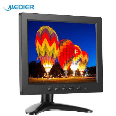 China 8 Inch Cheap Small LCD Screen 1024*768 Uncurved Industrial CCTV Monitor for sale