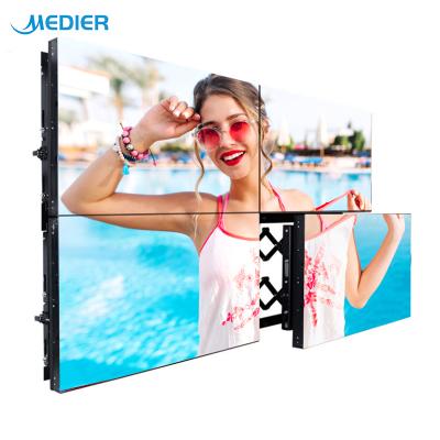 China Newest Medier indoor video wall display panel 46 inch 0.88mm narrow tft lcd for mall display for sale