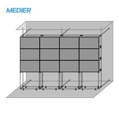 China Factory Wholesale 49 Inch 3x3 3.5mm Indoor Narrow Bezel LCD Video Wall Screen Splicing Unit for sale