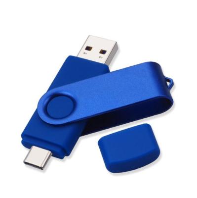 China Noble Gift/For Wholesale Type-C High Speed ​​Type-C Instant Drive Otg USB Memory Stick Swivel USB Flash Drive for sale