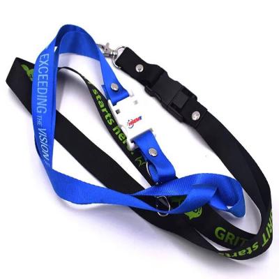 China Neck Strap Lanyard Usb Flash Drive 4gb 8gb 16gb Plastic Promotional Nylon Usb Sticks To Assemble for sale