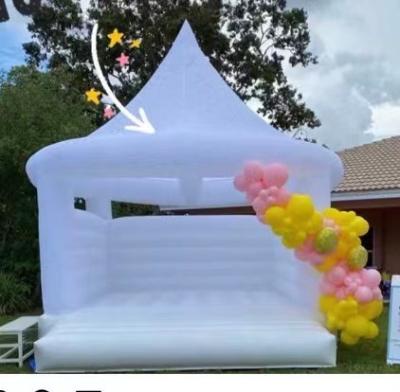 China White Toddler Playground Bounce House For Wedding Inflatable Bouncer Jumping Castle Commercial for sale