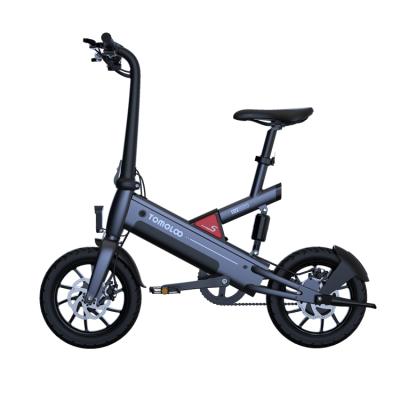 China Iron US Warehouse Foldable 14 Inch Adult E Bike Bicycle With Lithium Battery for sale