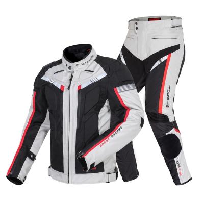 China GHOST Anti-UV RACING Motorbike Protective Jacket Motorcycle Gear Motorbike Clothing Motorcycle Windproof Waterproof Suits for sale