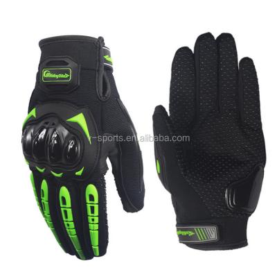 China Full Finger Protective Black Motorcycle RIGWARL Best Luvas Leather Racing Gloves With OEM Service for sale