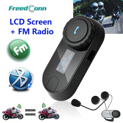 China FreedConn TCOM-SC Motorcycle Motorbike Helmet Intercom Headset W/Screen BT With FM Radio T-COM SC for sale