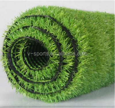 China Artificial Turf Grass 80 Ounces PE Monofilament+PP Curly Artificial Synthetic Turf Polyethylene UV Resistant For Playing Ground for sale