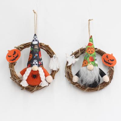 China Halloween For Party Supplies WOWORK Halloween Haunted House Wall Home Decor Halloween Action Number Faceless Garland for sale