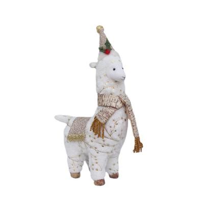 China Christmas Decorations Window Decorations Window Decorations Cute Creative Sheep Mixed Color Christmas Doll Decoration for sale