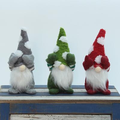 China Christmas Decorations Factory Direct Sale White Beard Gnome Plush Doll Plush Doll Christmas Decors Christmas Felt White Beard Gnome for sale