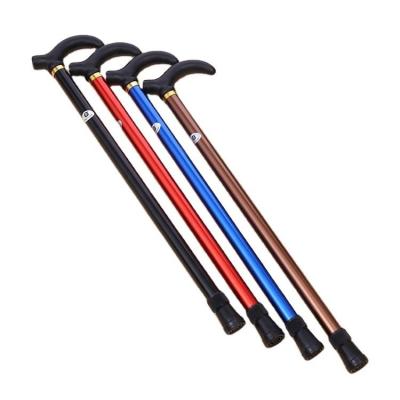 China High Quality Aluminum Alloy Aluminum Alloy Gear Folding Telescopic Crutches For The Elderly Non-slip Crutches for sale