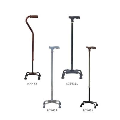 China Aluminum Alloy Medical Crutches Walkers: The elderly can walk with four crutches to support walking with canes for sale