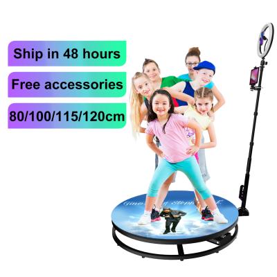 China Basic Configuration/Hot Sale 360 ​​Rotating Stand 360 Photo Booth Luxury Hot Sale Rotating Photo Booth With Ring Light for sale