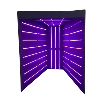 China Newest Brand Portable Custom Printed Photo Booth Event Led Lights Fashion Booth for sale