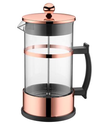 China WITH LID Unique Borosilicate Glass French Press Cold Brew Coffee Maker, French Press Cold Brew Coffee Press for sale