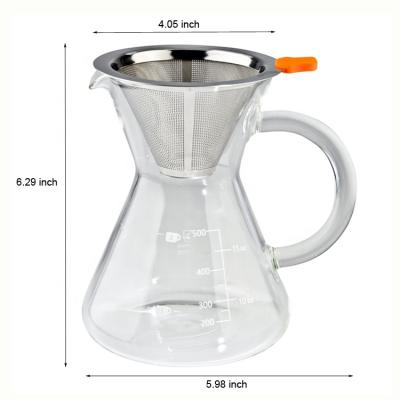 China Viable New Design Vietnamese Coffee Dripper, Drip Glass Coffee Maker Pot, Smart Coffee Dripper for sale