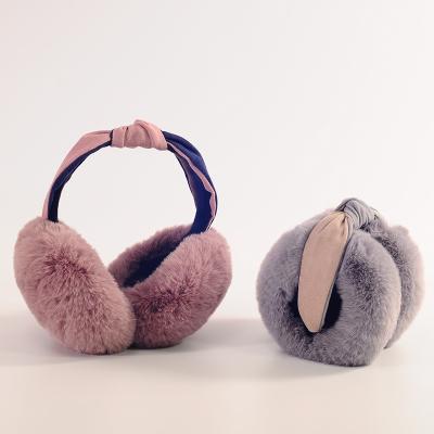 China Korean Fashion Earmuff Two Color Hair Circle Folding Winter Warm Girl Antifreeze Antifreeze Folding DX Cute EAR MUFF 4 for sale