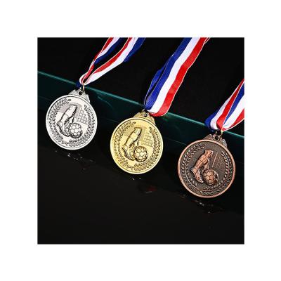 China China Direct Wholesale Customizable Commemorate Sport Metal Soccer Medal for sale