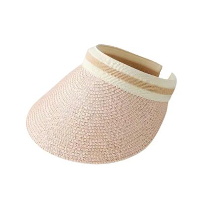 China Sunshade Wide Straw Hats Summer Casual Adjustable Soft Disc Beach Umbrella Women Wide Straw Hats for sale