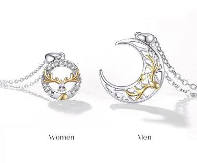 China Fashion New Arrival 925 Sterling Silver Pendant Necklace Valentine's Day Gift Women Necklace for sale