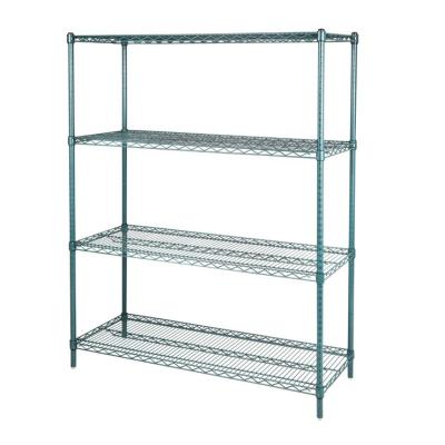 China Powder Coating Shelf Adjustable Wire Shelving Storage Unit for sale