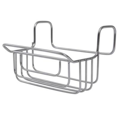 China Stainless Steel Hanging Organizer Sponge Rack Towel Rack Sink Basket Dish Rack Friendly Kitchen Tool Storage Cleaning Organizer for sale