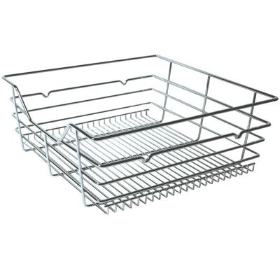 China No Stainless Steel Wire Storage Pull-Out Basket for sale