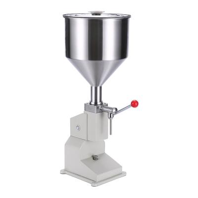 China Construction Works A-03 Manual Type Paste Liquid Filling Machine for Honey Toothpaste for sale