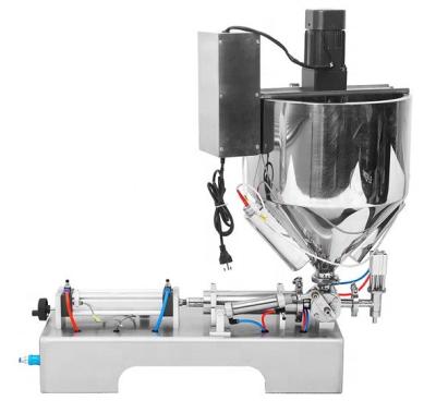 China Semi-Automatic Industrial Filling Machine 0.4 Mpa Lipstick Heating Stirring Filling Machine for sale