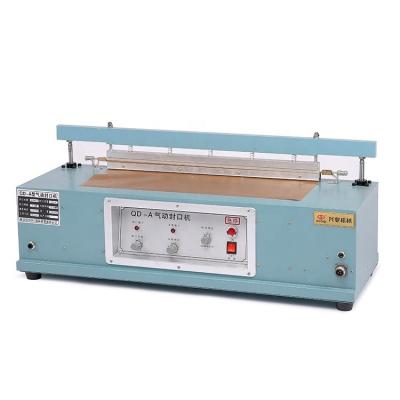 China Gas Driven Pneumatic Plastic Bags Films Big Bags Sealing Machine for 60cm 80cm Bags for sale