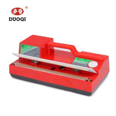 China SF-270 Red Color Portable Manual Plastic Hand Press Sealer 27cm Plastic Body Portable for sale