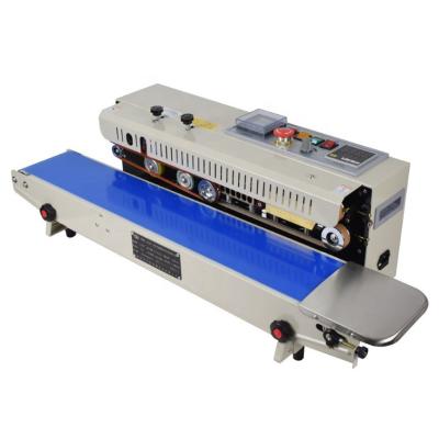 China Electric Driven Duoqi Plastic Bags Sealing Machine Band Continuous Sealing Machine for sale