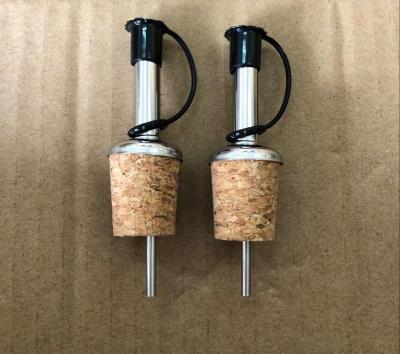 Chine Bec bon marché d'acier inoxydable Pourer des prix avec Cork Stopper pour la bouteille de 20mm pour le marché européen à vendre